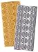 Quality Park Decorative Foil Envelope Seals, Pack of 21 Gold and Silver Seals (46910)