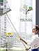 BOOMJOY Window Squeegee Combo, 3 in 1 Window Cleaner with Adjustable Pole 41.5