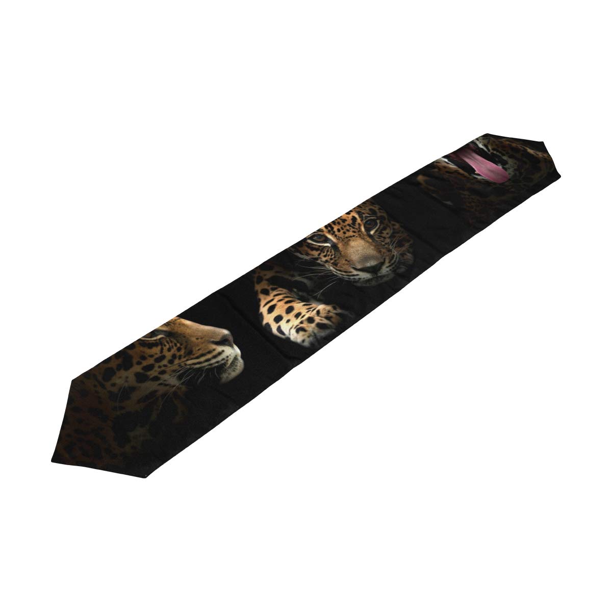 Amazoncom Senya Leopard In The Dark Fabric Table Runner Place Mats