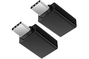 BEBEMOKO 2pcs USB-c to USB Female Adapter for Laptop and Phone Type-c Male Converter with Aluminum Alloy