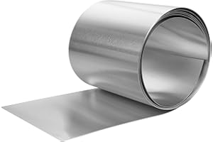 Uxney Aluminum Flashing Roll，Aluminum Sheet Roll 3500x200x0.4mm(LxWxT) Applicable to Various House Repair and DIY Projects