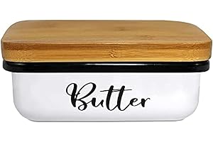 Home Acre Designs Butter Dish with Lid for Farmhouse Home Decor, Kitchen Collection