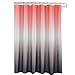 Creative Home Ideas - Textured Fabric Shower Curtain Set, Includes 12 Easy Glide Metal Rings, Modern Bathroom Décor, Machine Washable, Measures 70