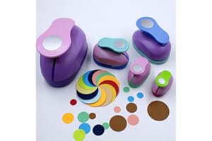 1Pc 8/16/25/38/50mm Random Color Circle Punch DIY Embossing Punches Scrapbooking Machine Paper Cutting Hole Punch Rounder Cut