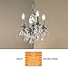 Wenfeng E12 LED Candelabra Light Bulbs, 4w 4000K Neutral White, 40w Equivalent E12 Base LED Filament Bulbs, 470Lm, Non Dimmable, Pack of 6