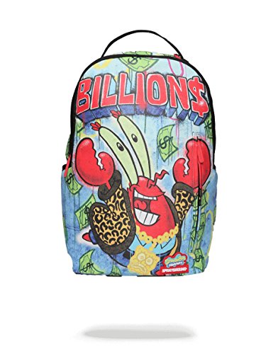 Sprayground - mr krabs throwing up billions backpack