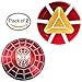 K.SHOP Fidget Spinner Iron Man & Spider Man, Smooth Custom Round Shaped Hand Spinners with Ceramic Bearing, Metal and Durable. Stress Reducer Toy & Perfect for ADHD, ADD, Anxiety (2 pack)