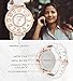 Women's Watches by Ferenzi - Rose Gold And White PU Leather Watch - Make Every Second Count - FZ17703