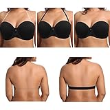 General Women's Underwire Push Up Strapless Bra Lightly Padded For Wedding