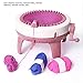 Hand Knitting Machine, 40 Needles DIY Plastic Hand Crank Knitting Machine Children Weaving Toy Tool for Sweater Sock Hat