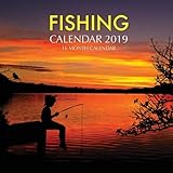 Fishing Calendar 2019: 16 Month Calendar by Paul Jenson