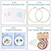 2 Pack Embroidery Starter Kit with Pattern, Kissbuty Full Range of Stamped Embroidery Kit Including Embroidery Fabric with Pattern, Bamboo Embroidery Hoop, Color Threads and Tools Kit (Cactus Plants)