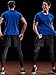 NELEUS Men's 3 Pack Mesh Athletic Fitness Workout Shirts,5033,Black,Red,Blue,US XL,EU 2XL