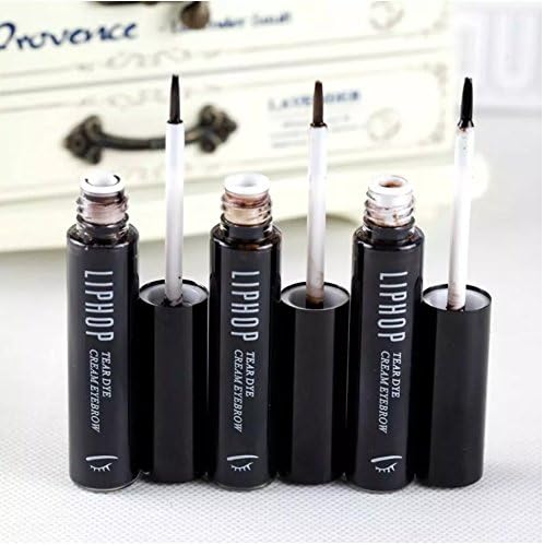 Eyebrow Stain, Peel Off Brow Tint Kit in Dark Brown, Long Lasting Eyebrow Gel 8g (Liphop)