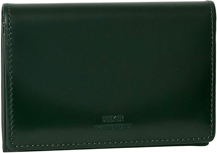 Amazon シーカー 名刺入れ Skw 本革 名刺入れ メンズ グリーン メンズバッグ 財布