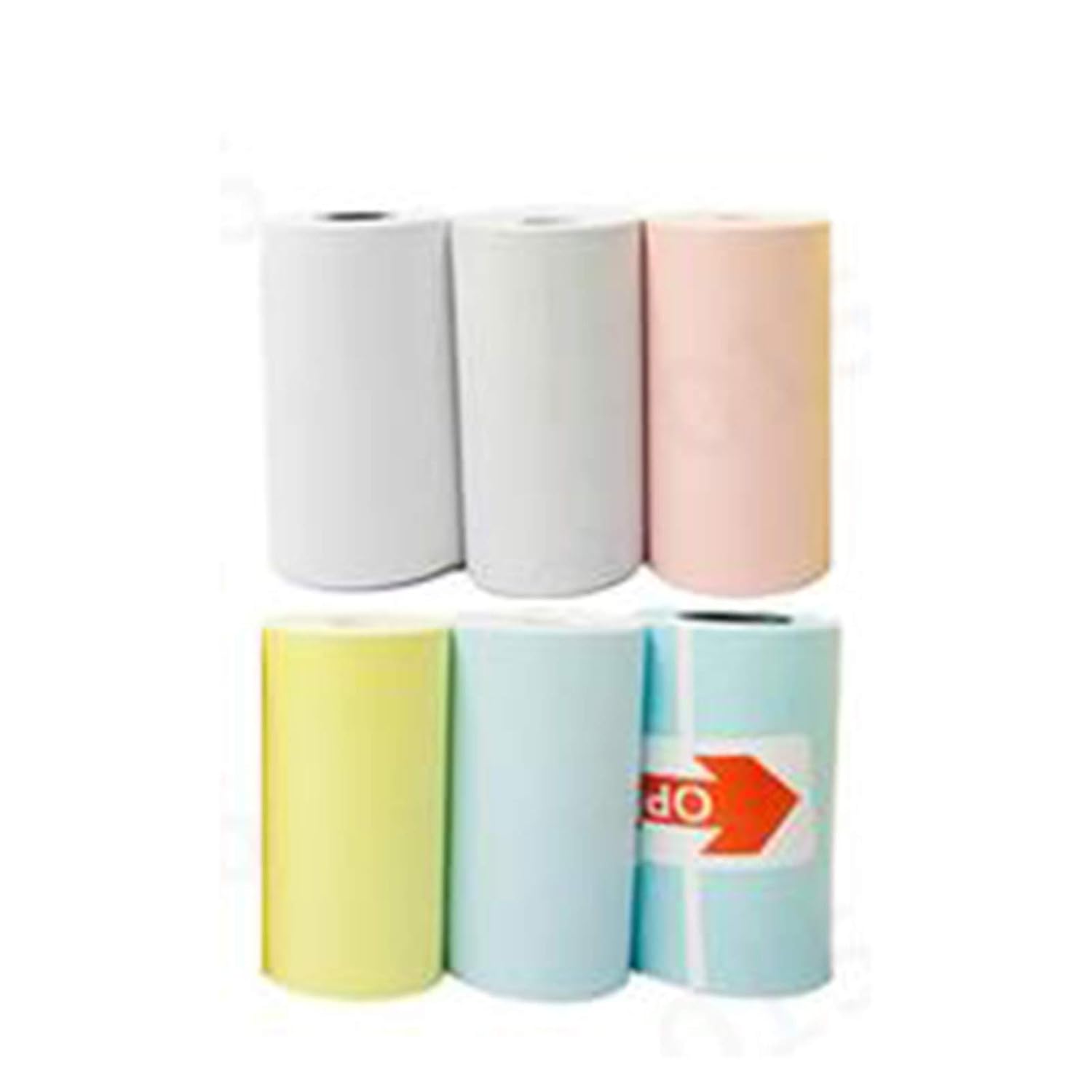 Colorful Thermal Sticker Paper for Mini Printer 57mm x 30mm