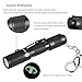 LUMINTOP LUM-6250 Copper Tool AAA Mini EDC Flashlight with 1 X AAA Battery Handheld Flashlight Keychain Flashlights (Tool AAA Cree)