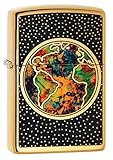 Zippo Lighter: Planet Earth, Fusion - High Polish