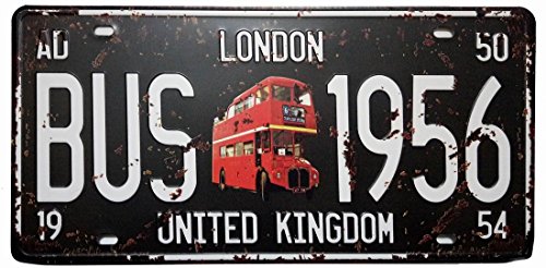Erlood london bus-1956 united kingdom retro vintage aut…