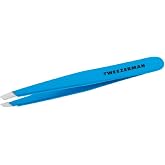 Tweezerman Slant Tweezer &ndash; Tweezerman Tweezers for Eyebrows Blue Jewel