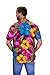 V.H.O Funky Hawaiian Shirt, Bigflower, Pink, L