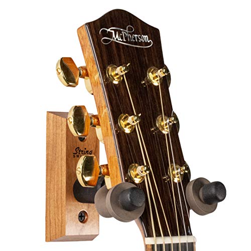 image for String Swing Guitar Wall Mount - Holder for Electric Acoustic and Bass