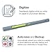 NeoLab Convergence Neopen M1 Smartpen for iOS, Android, Smartphones, Tablets, and Windows - Automatically Digitizes Your Handwriting and Drawings - Grey