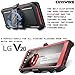COVRWARE AEGIS Series CASE for V20 with Built-in [Screen Protector] Heavy Duty Full-Body Rugged Holster Armor Case [Belt Swivel Clip][Kickstand] - Red