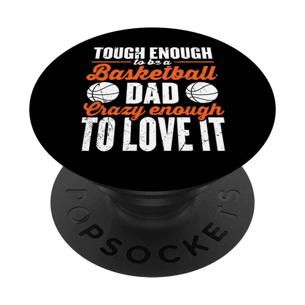 Basketball Player Dad Basketball Lover Father Basketball PopSockets Swappable PopGrip