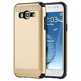 Galaxy J5 2015 Case, EpicDealz [Tough Armor] Heavy Duty [SILKEE] Dual Layer EXTREME Protection Cover Heavy Duty Case for Samsung Galaxy J5 2015 - Gold