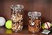 IRIS Acrylic Meow & Woof Pet Treat Jar, Black