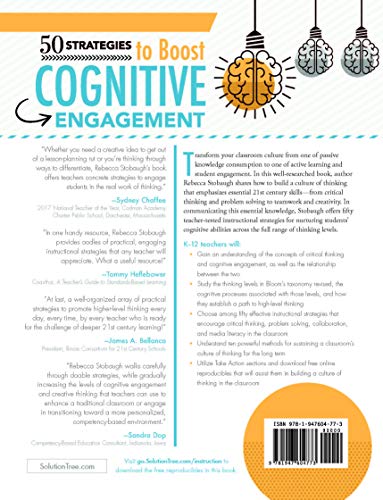 Fifty Strategies to Boost Cognitive Engagement: Creating a Thinking Culture in the Classroom (50 Teaching Strategies to Support Cognitive Development)