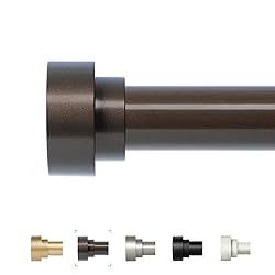 HEI! DEAR Bronze Curtain Rods 48 to 84