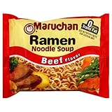 Maruchan BEEF FLAVOR Ramen Noodle Soup 3oz (6 pack)