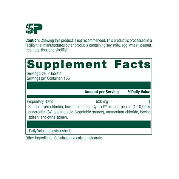 Standard Process Zypan Whole Food Digestion and Digestive Health with