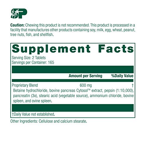 Standard Process Zypan Whole Food Digestion and Digestive Health with