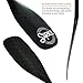 Super Paddles Pure Carbon Fiber SUP Paddle - 3-Piece Adjustable Stand Up Paddle with Paddle Bag Carbon Fiber Series Elite - Carbon Fiber Blade & Shaft
