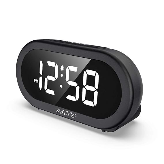 USCCE Plastic Small LED Easy to Set Digital Alarm Clock: Amazon.in