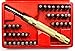 Bastex 39pc Steel Metal Number and Letter Alphabet ID Stamping Punch Tool Set Kit