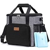 Lifewit Insulated Large Lunch Box Lunch Cooler Bag for Men Adults, 17L (24-Can)