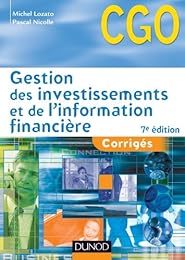 Gestion des investissements et de l'information financière