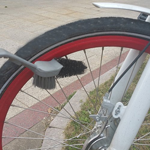 Coralpearl Bike Detail Cleaning Brush Wheel And Rim Tire Detailing Cleaner Drill Multipurpose For Car Auto Motorcycle Scrubber Wash Clean Tool