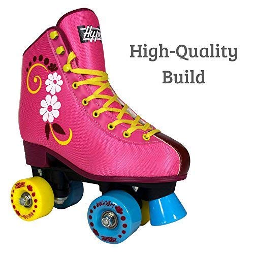 Roller Skates for Girls | HYPE uGOgrl girls quad roller skates | Comfortable fit | Made for Fun | Looks great (J13)