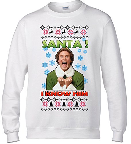 Elf Sweatshirt Holiday Movie Apparel 