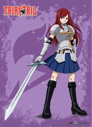 Wall Scroll - Fairy Tail - New Erza Scarlett Anime Toys Licensed ge60548