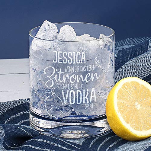 Herz & Heim® Absolut Vodka Geschenk-Set - Wenn Dir das Leben Zitronen schenkt, schütt Vodka drüber - mit Mini Vodka und… – Bild 4