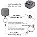 QREEL Retractable Badge Holder, Heavy Duty Metal Badge Reel with Carabiner for ID Card and Keychain