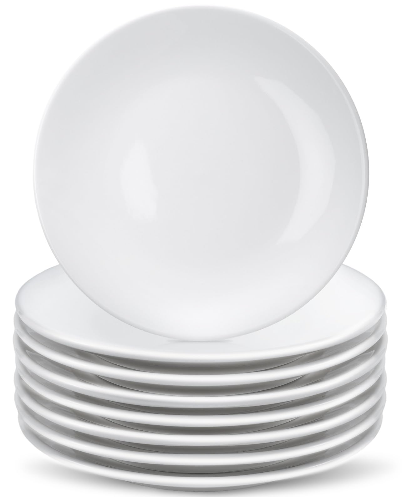 Photo 1 of RAIHOMKIT 8 Pcs Porcelain Dessert Plates,6 inch White Appetizer Plates,Round Small White Plates,Small Plates for Appetizers,Ceramic Dessert Plate for Cake Snacks,Microwave Oven and Dishwasher Safe