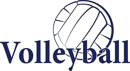 GRAZDesign Walltattoo Wohnzimmer Flur Büro Volleyball - Wandaufkleber