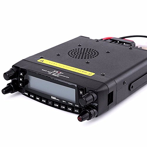 1704A Newest Updated Version TYT TH-9800 plus 50W Quad Band Cross Repeater Car Truck Radio Transceiver with Programming Cable & 5M Coax Cable & Stainless Clip mount